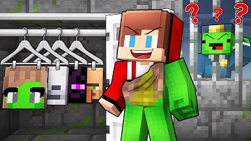 JJ Can Shapeshift Into ANYONE To Escape from Mikey’s Prison in Minecraft (Maizen)