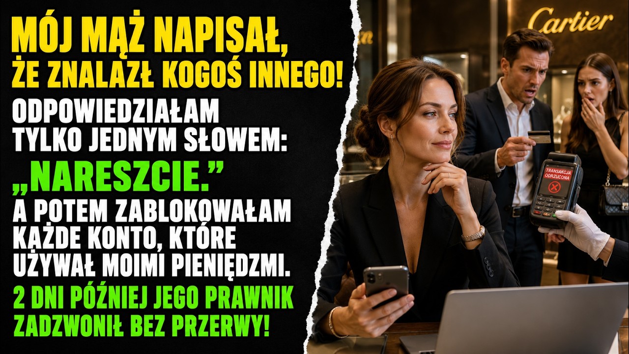 Siedziałam na spotkaniu zarządu, gdy mój telefon rozbłysnął wiadomością od męża: „Znalazłem kogoś innego. Jest moją muzą. Po prostu zaakceptuj rozwód i nie utrudniaj tego”. Spodziewał się łez i...