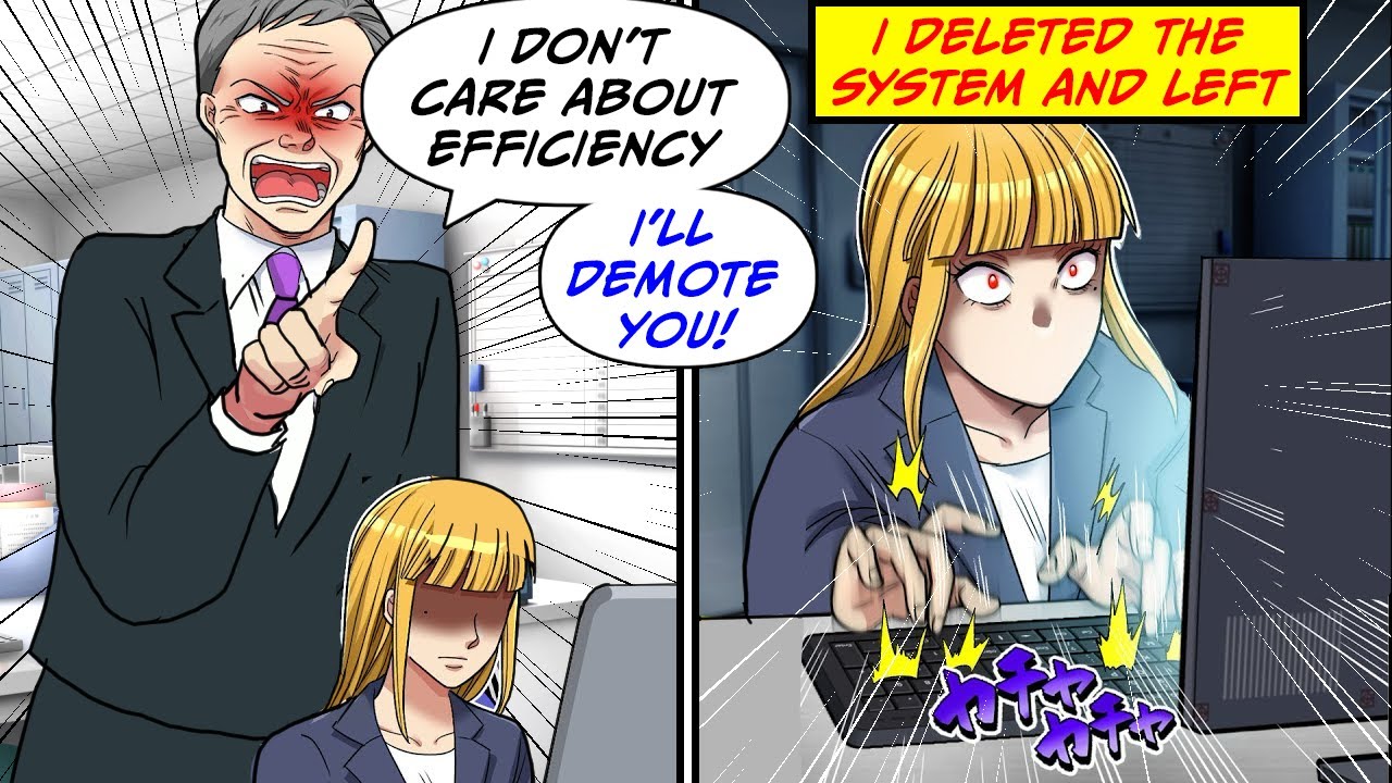 My boss denied the new system, which would have made our workflow efficient, so...