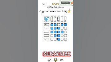 How to solve or pass brain out Level sp 01 - Fill the right boxes | Brain Out Solved