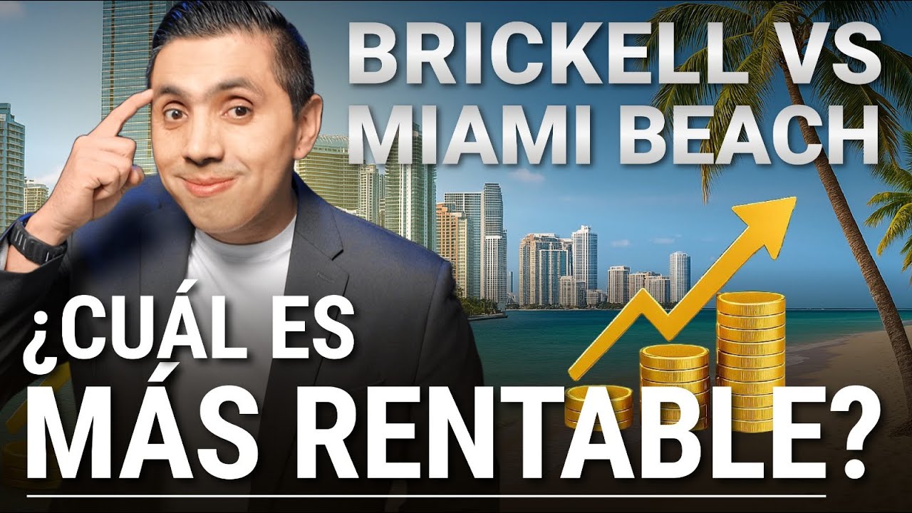 Apartamentos en BICKELL VS MIAMI BEACH: ¿Dónde es Más Rentable Invertir en 2025?