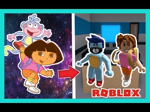 Dora La Exploradora Y Botas En Flee The Facility De Roblox Youtube - botas de roblox