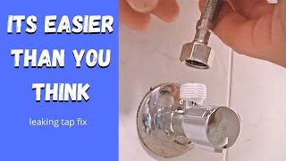 You don't need to be a plumber to fix a leaking toilet tap