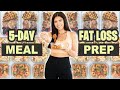 Super easy 1 week meal prep for weight loss  healthy recipes for weight loss