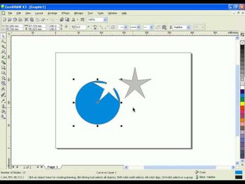 Video: How To Cut An Object In Corel