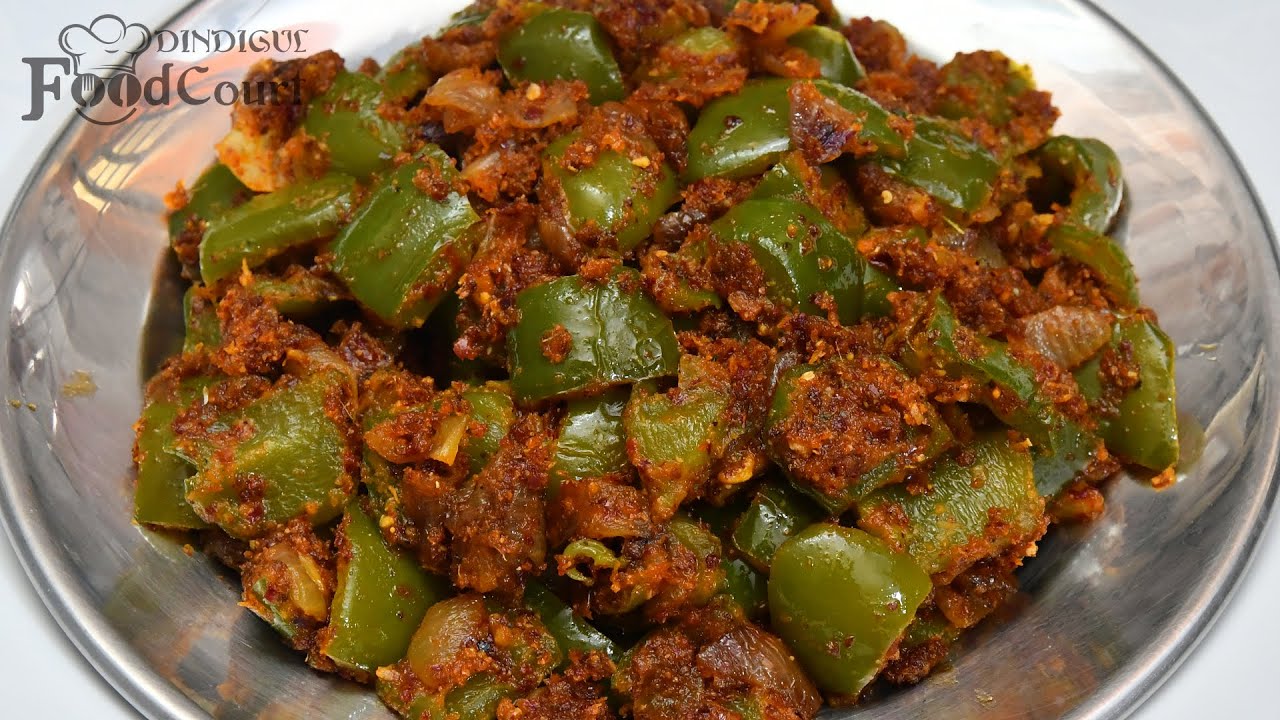 Capsicum Fry Recipe/ Capsicum Poriyal/ Capsicum Recipes YouTube
