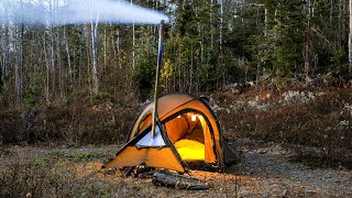 Hot Tent Camping In Cold Temperatures by Lonewolf 902 37,817 views 5 months ago 22 minutes