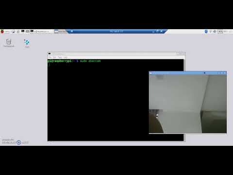 PI + Webcam + Zbarcam