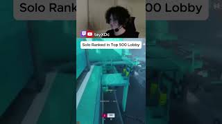 Solo Ranked in top 500 lobby
