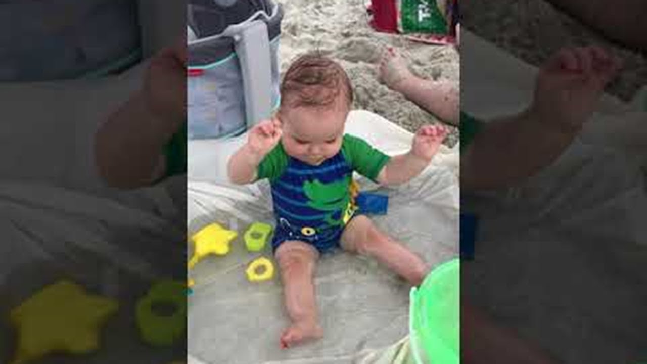 Shower Curtain Makes for a Perfect Kiddie Pool || ViralHog - YouTube
