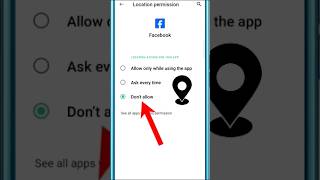 Facebook location band kaise kare | facebook ki location kaise band kare | #shortsvideo #shorts