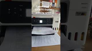 Canon Maxify GX3070 auto duplex printing speed #Canon #gx3070