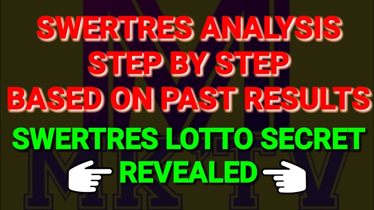 Swertres Analysis/Step by step computation - YouTube