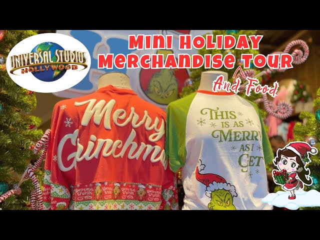 Universal Studios Hollywood 2025 ~ Checking out new Holiday merchandise and Grinchmas Food!