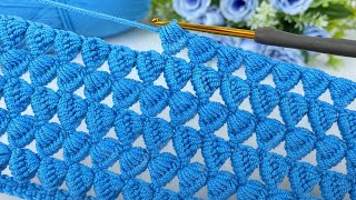 Easy Crochet Stitch for Beginners 💙 Perfect First Project