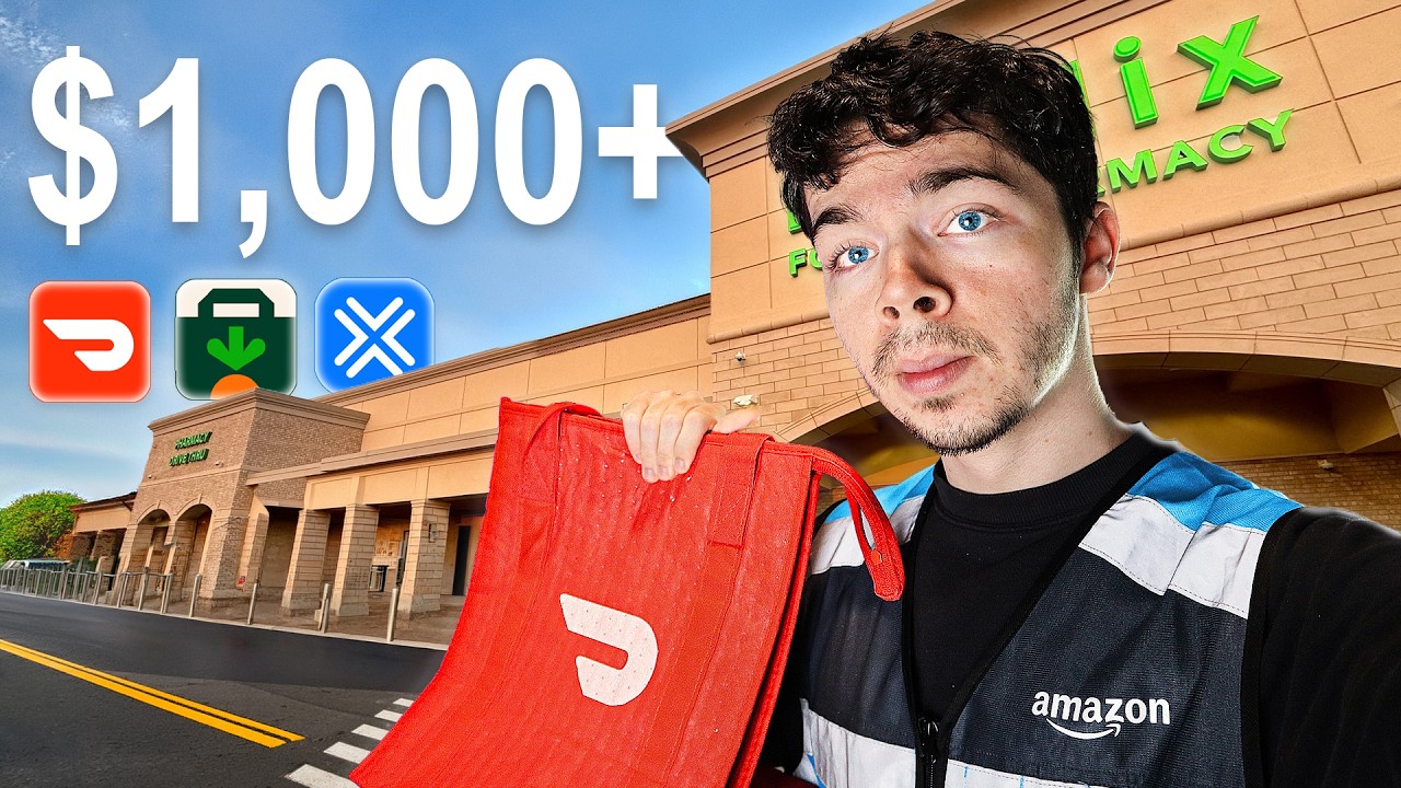 50 Hour Amazon Flex, DoorDash & Instacart Week - How Much Did I Make?