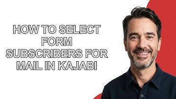 How to Select Form Subscribers for Mail In Kajabi - KevinHowTo