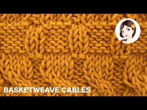 Basketweave Cable Stitch | Knitting Stitch Patterns
