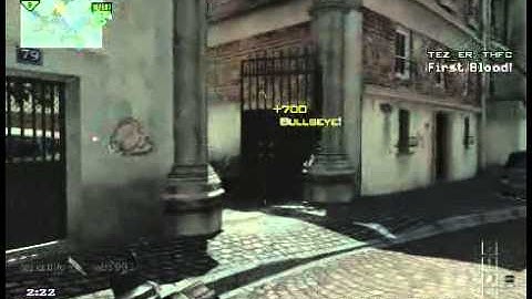 MW3: Resistance Spawn Throwing Knife Across Map SND Woop