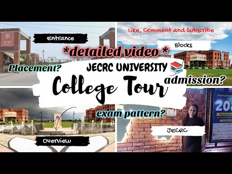 JECRC UNIVERSITY,JAIPUR Detailed video ???‍♀️| TOUR | PLACEMENT | ADMISSION | Abhilasha Purple |