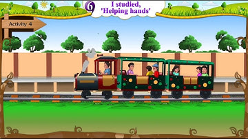 std 5 english sem 2 unit 6 i studied helping hands