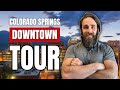 Downtown colorado springs vlog tour  living in colorado springs co