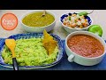 4 SALSAS MEXICANAS P/Tacos, Fáciles y SIN Grasa + Guacamole y Pico de Gallo |Cocina de Addy