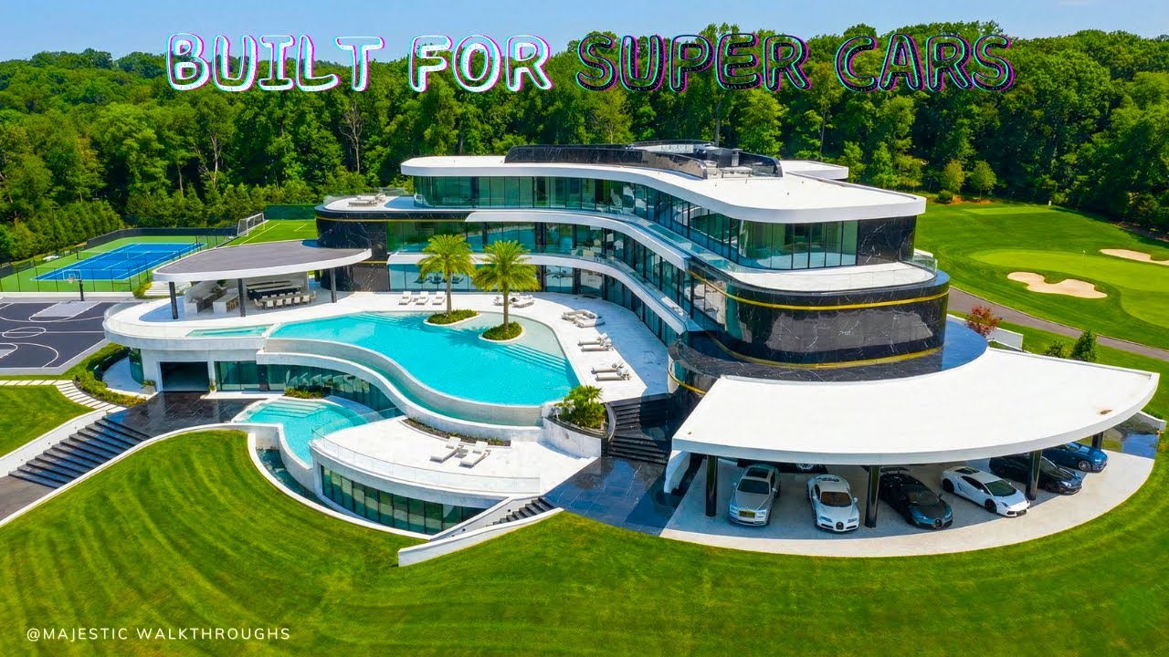 Экскурсия по ультрасовременному особняку: архитектура, вдохновленная автомобилями (концепция)
