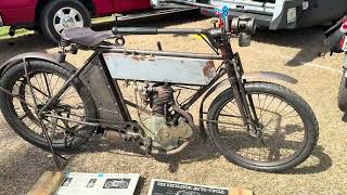 Excelsior Auto-Cycle 1909 at a Swap meet at Daytona Bikeweek 2026