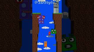 Infinite Ping Pong Loop 😱  Numberblocks in Minecraft