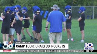 1st and 10 Camp Tour Craig County Rockets