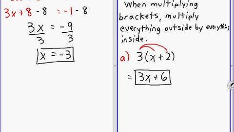 MFM2P - Solving Equations - Part 1 of 2