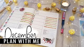 PLAN with me ✏️ DECEMBER 2019 setup  BULLET JOURNAL in Hobonichi notebook