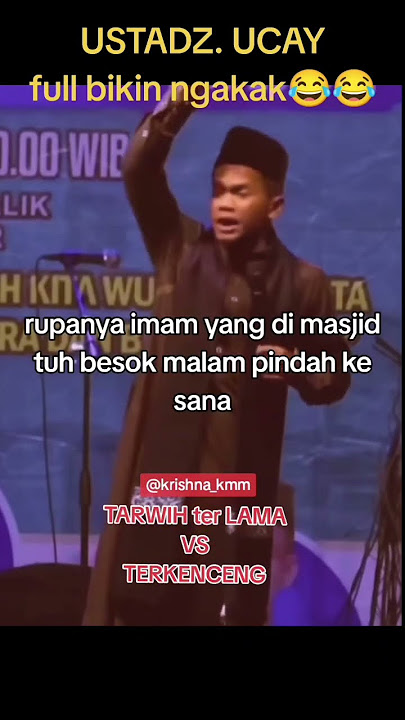TARAWIH bikin ngakak #ustad ucay