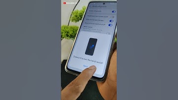 Draw A V To Turn The Torch On/Off | V Draw Karke Flashlight On Kaise Kare #realme