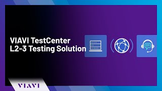 Viavi Testcenter L2-3 Testing Solution