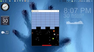Brick breaker game in pygame