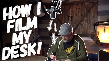 How I Film TOP DOWN Videos: My Overhead Camera Setup for DRAWING!