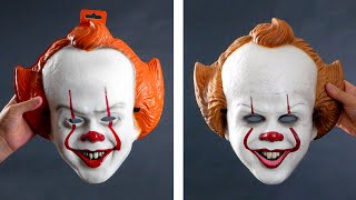 Repainting Cheap Halloween Masks - Part 2