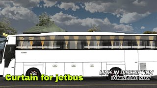 Curtain For Jetbus Bussid Template Livery