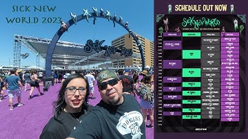 Sick New World Las Vegas 2023 Deftones Incubus Evanescence P.O.D.