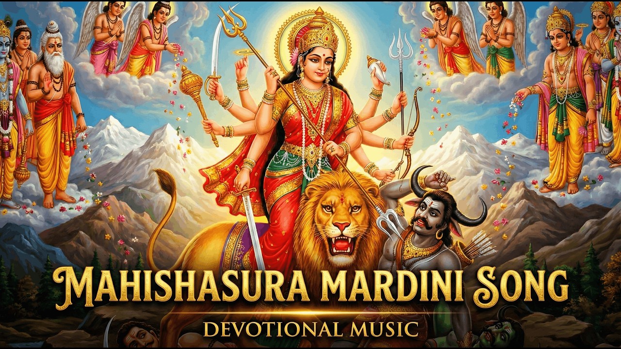 Mahishasura Mardini Stotram | Aigiri Nandini | Powerful Durga Devi Chant