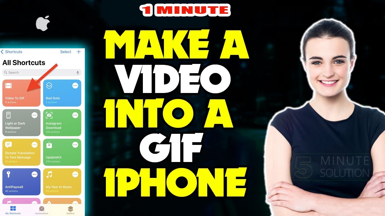 How to Turn Video into a GIF in 2 minutes! 