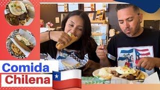 Probando comida chilena por primera vez en California