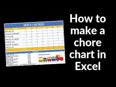 Excel Chore Chart