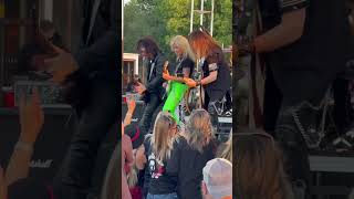 Watch LITA FORD shred with Patrick Kennison, Marten Andersson at Plymouth Speedway, Indiana 9.15.23