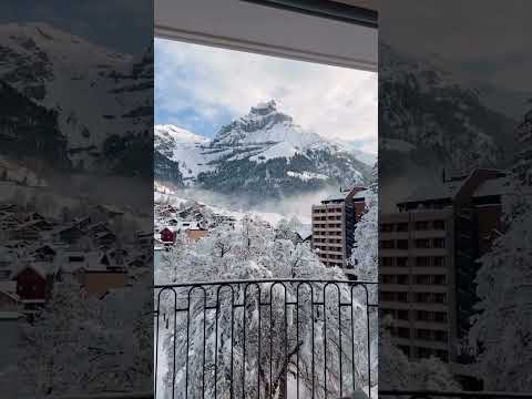 صلوا على النبي سحر الألب وجمال الشتاء وإطلالات تخطف الأنفاس إنغلبيرغ سويسرا 