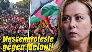 Gigantischer GENERALSTREIK Gegen Meloni&#39;s Rechte Regierung Legt Italien Lahm!