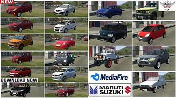 Top 20 Maruti Suzuki Cars Mods For Bus Simulator Indonesia || Indian Car Mod For Bussid || Car Mod