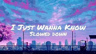 NF - I Just Wanna Know (Slowed Down)